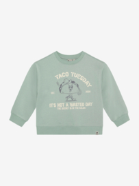 Oversized sweater DAILY7 BOYS 920338 green milieu