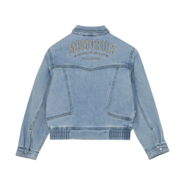 Denim jacket embroidery IBJ light blue denim (970108)