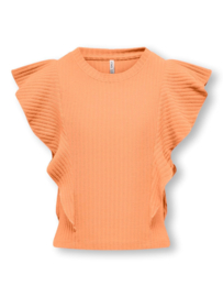 Shirt ONLY nella ruffle oranje