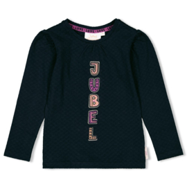 Longsleeve JUBEL flowers for life marine