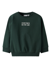 Sweater NAME IT boys Slade groen