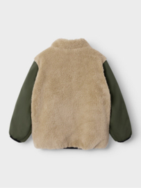 Reversible tussenjas NAME IT Magnus groen