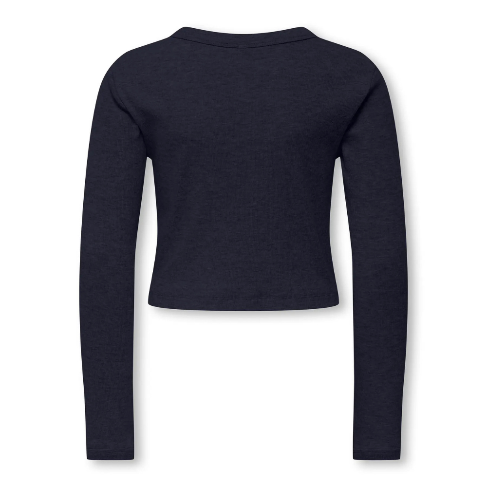 Short longsleeve ONLY kogbina blauw