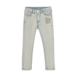 Skinny fit jeans print DAILY7 used light denim (920099)