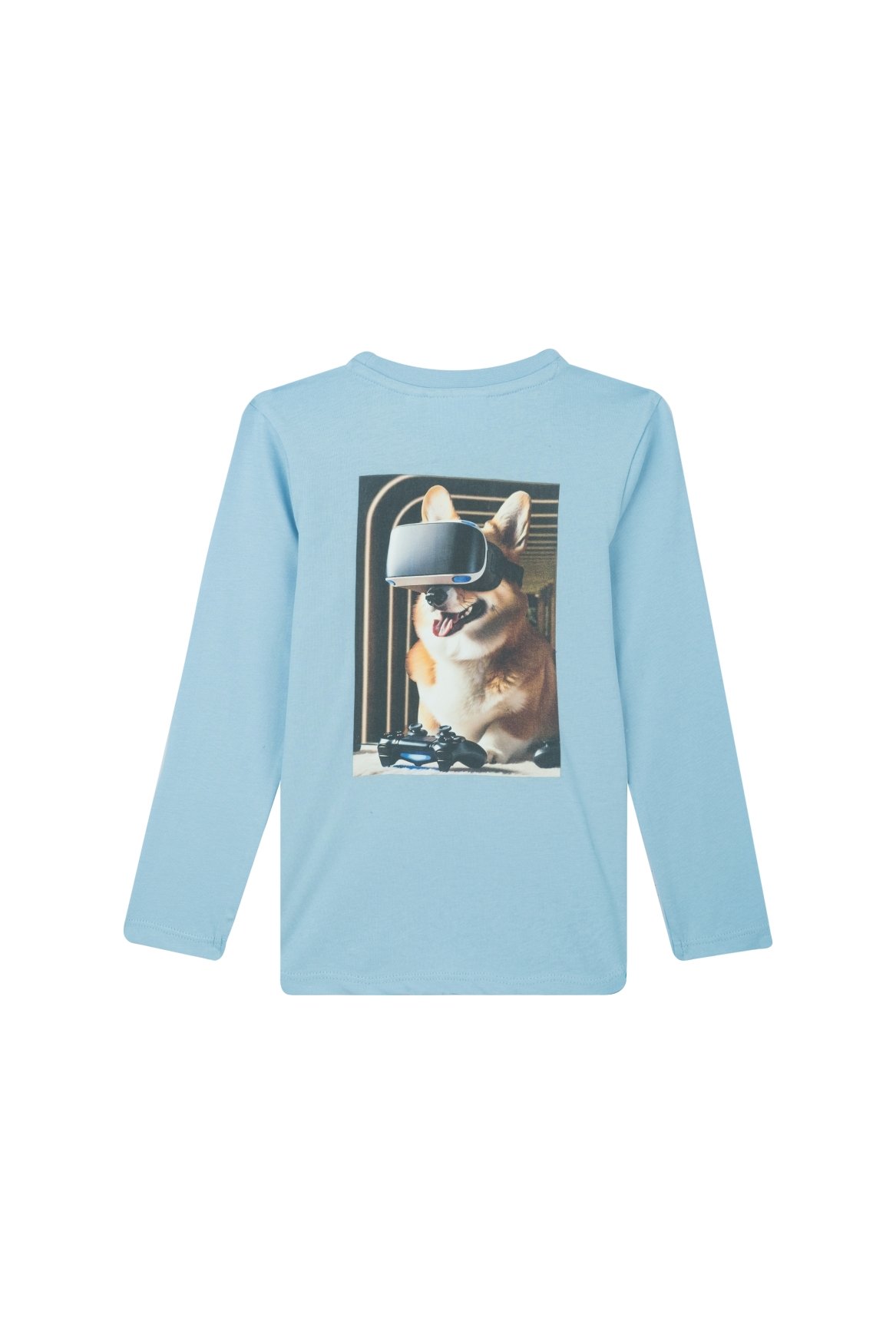 Longsleeve SOMEONE BOYS Game Over light blue