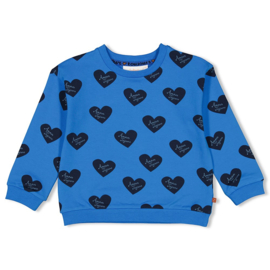 Sweater JUBEL amour toujours blauw aop 91600414