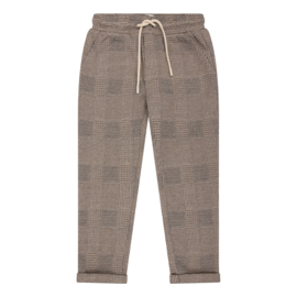 Broek DAILY7 check sand 920015