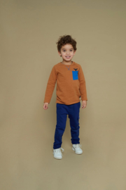 Longsleeve STURDY waves and whales hazelnoot 71600640