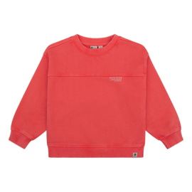 Oversized sweater DAILY7 flame red 920036