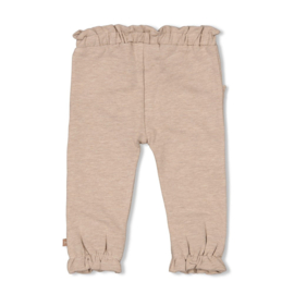 Broek ruches FEETJE better together taupe melange 52202443