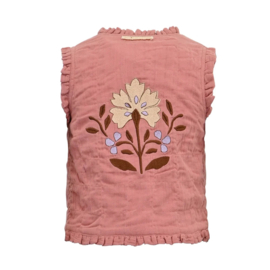 Reversible gilet OTOTC Daphne aop batik