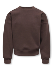 Trui SWEAT L/S BACK/SLEEVE PRINT NOOS coffee bean
