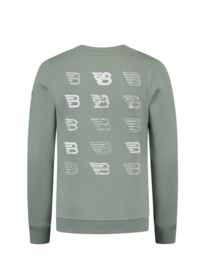 Sweater BALLIN junior Scribble Icon dark mint 24037310