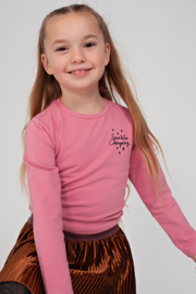 Longsleeve JUBEL backprint city chic roze 91600480
