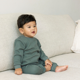 Familiepyjama FEETJE zeegroen