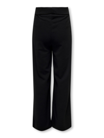 Broek ONLY KOGSANIA BUTTON wide leg black