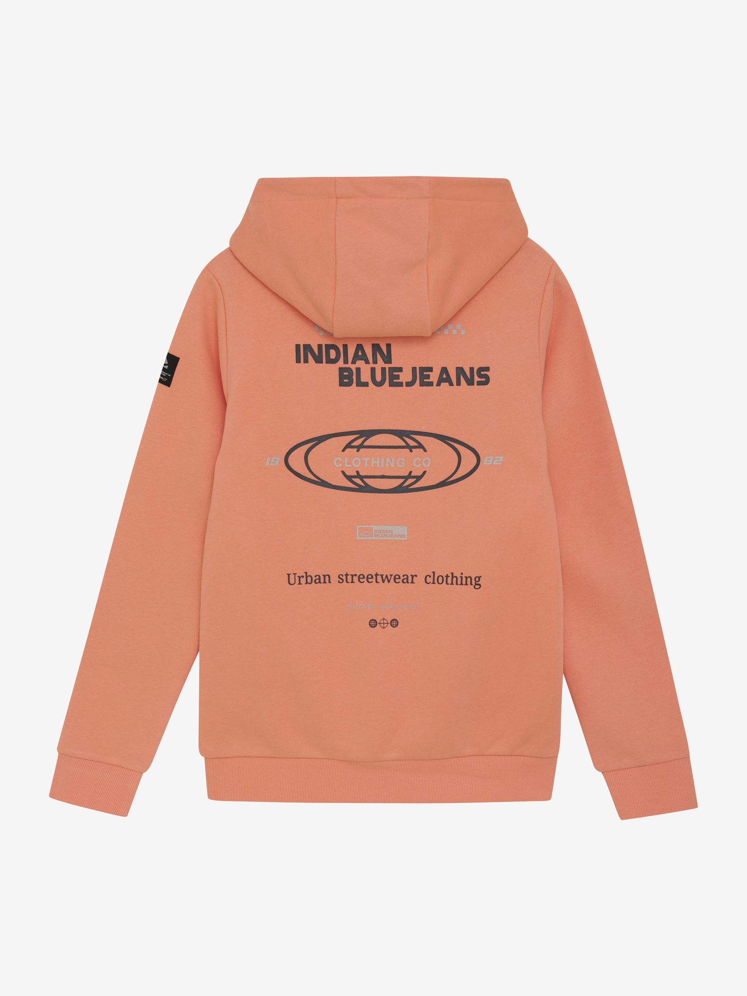 Hoodie IBJ boys peach echo 960444