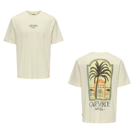 T-shirt ONLY&SONS Luis wit