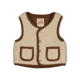 Omkeerbaar gilet FEETJE tiny timber tales offwhite 51200045