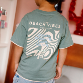 T-shirt double layer DAILY7 ocean green (920128)