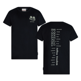 T-shirt RETOUR BOYS Guus black (RBJ-051-206)