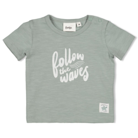T-shirt FEETJE turtelly cool zeegroen 51700913