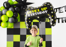 Level Up Birthday 25" Folieballon