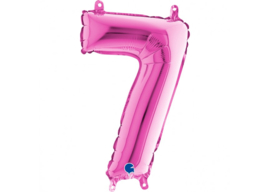 Folieballon 7 fushia 26’’