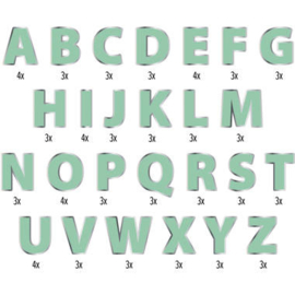 Letterslinger Set DIY Green