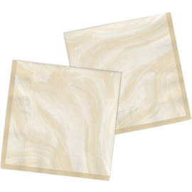 Beige Marble Servetten