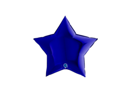 Folieballon Ster Donkerblauw