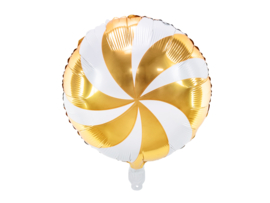 Folieballon Snoep, 35cm, goud