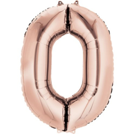 Folieballon 0 rosé 26’’