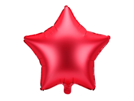 Folieballon Ster Rood Partydeco 18"