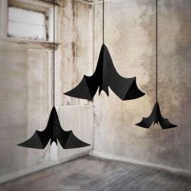 Halloween Hangdecoratie Vleermuizen (3st)