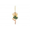 Metalen hangdecoratie Ballerina, mix, 5x10cm