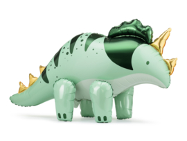 Folieballon Triceratops, 101 x 60,5 cm, groen