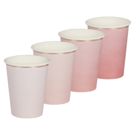 Pastel Roze Bekers Ginger Ray
