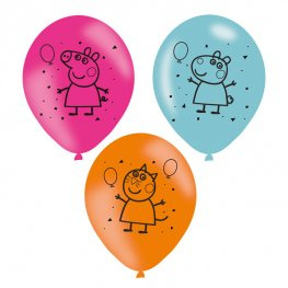 Peppa Pig Latex Ballonnen 6st