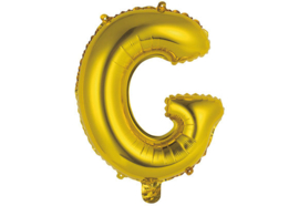 Folieballon G GeelGoud 14"