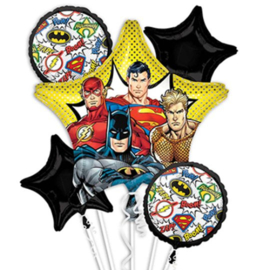 Ballonbundel Justice League 5 stuks