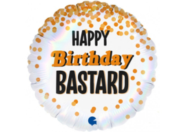 Happy Birthday Bastard 18"