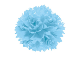 Pompon Blauw 3 stuks