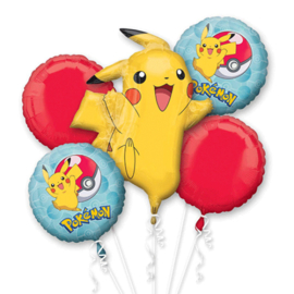 Ballonbundel Pokemon 5 stuks