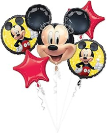 Ballonbundel Mickey Mouse 5 stuks