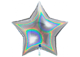 Folieballon Ster Holografisch
