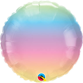 Pastel Vibes Folieballon Meerkleurig 18"