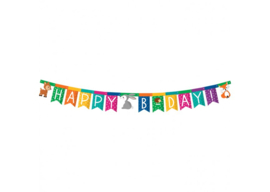 Banner - Happy Birthday - Woodland Party - 2m
