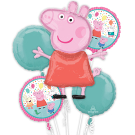 Peppa Pig Ballonbundel 5 stuks
