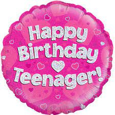 Happy birthday teenager 18’’